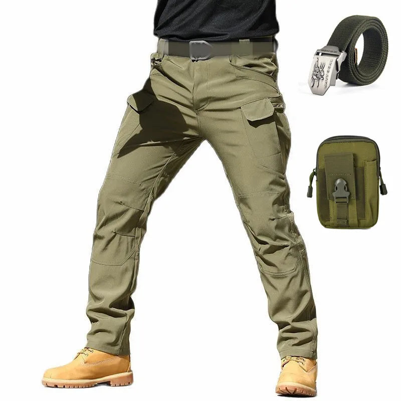 Calça Tática Militar Impermeável - Delta Force + CintoKit Tático de Elite e Bolsa Premium