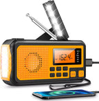 Rádio Portátil Prunus J-369 - 4 em 1 para Emergências e Aventuras