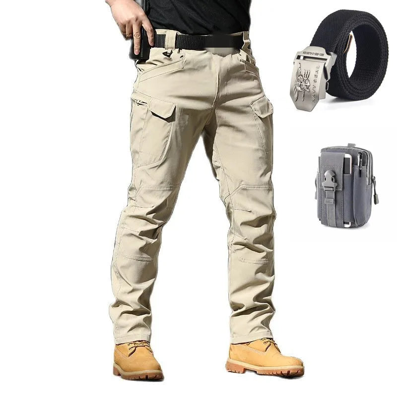 Calça Tática Militar Impermeável - Delta Force + CintoKit Tático de Elite e Bolsa Premium