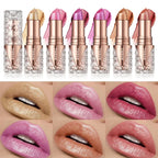 Batom One Gold Hidratante de Longa Duração com Glitter À Prova D'Água