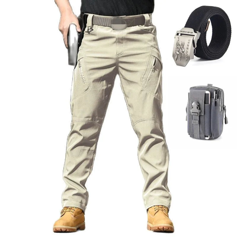 Calça Tática Militar Impermeável - Delta Force + CintoKit Tático de Elite e Bolsa Premium