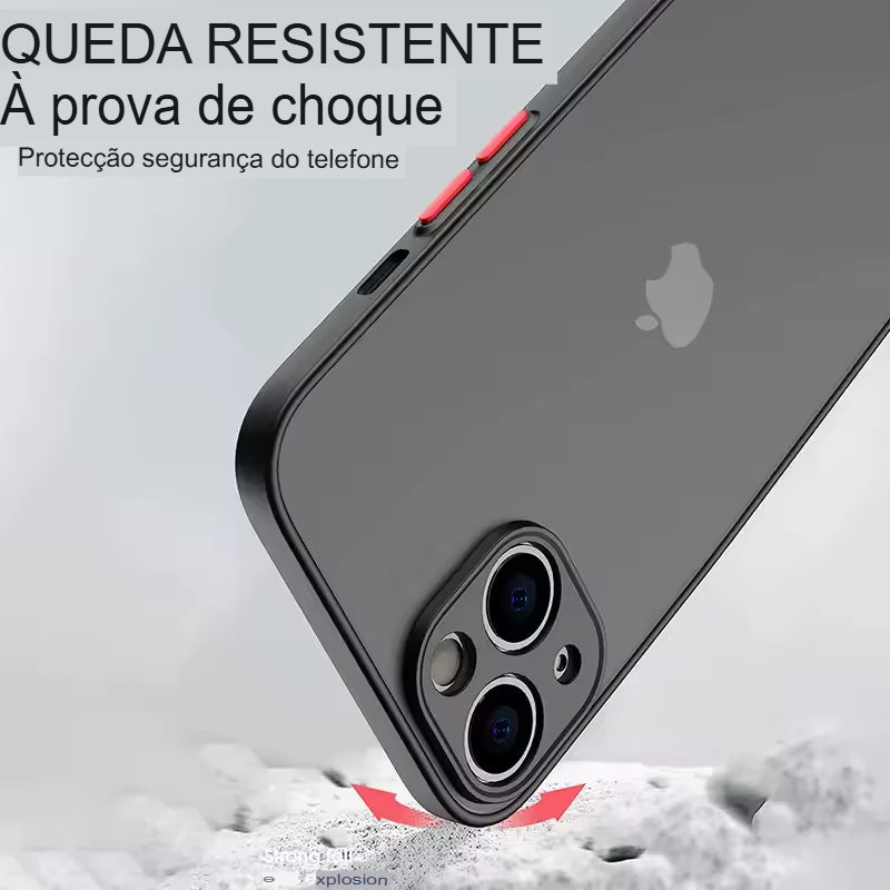 Capa de Proteção CrystalArmor Luxe - A Revolução em Proteção Transparente para Seu iPhone