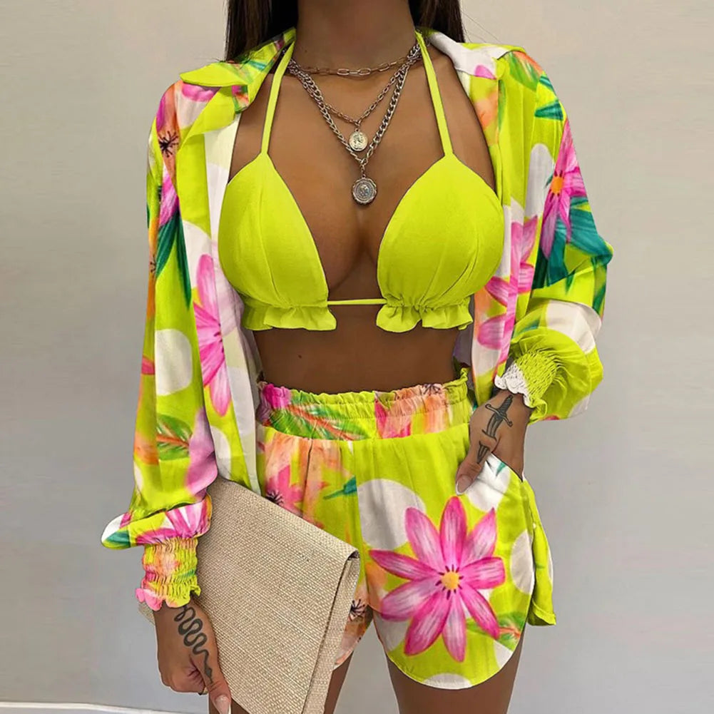 Conjunto Boho Elegance Summer 2024: Estilo e Conforto em 3 Peças