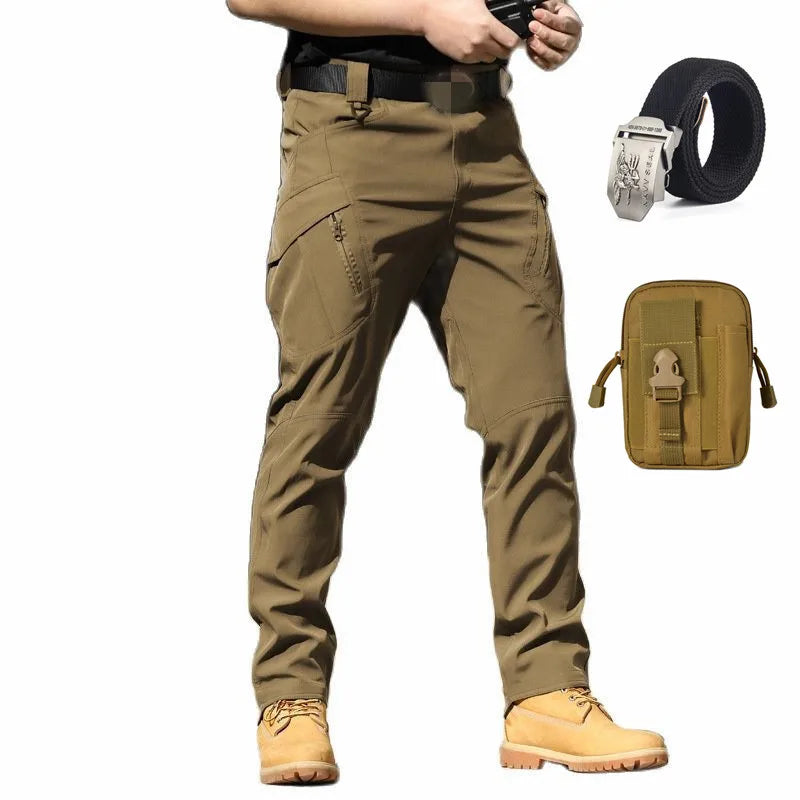 Calça Tática Militar Impermeável - Delta Force + CintoKit Tático de Elite e Bolsa Premium