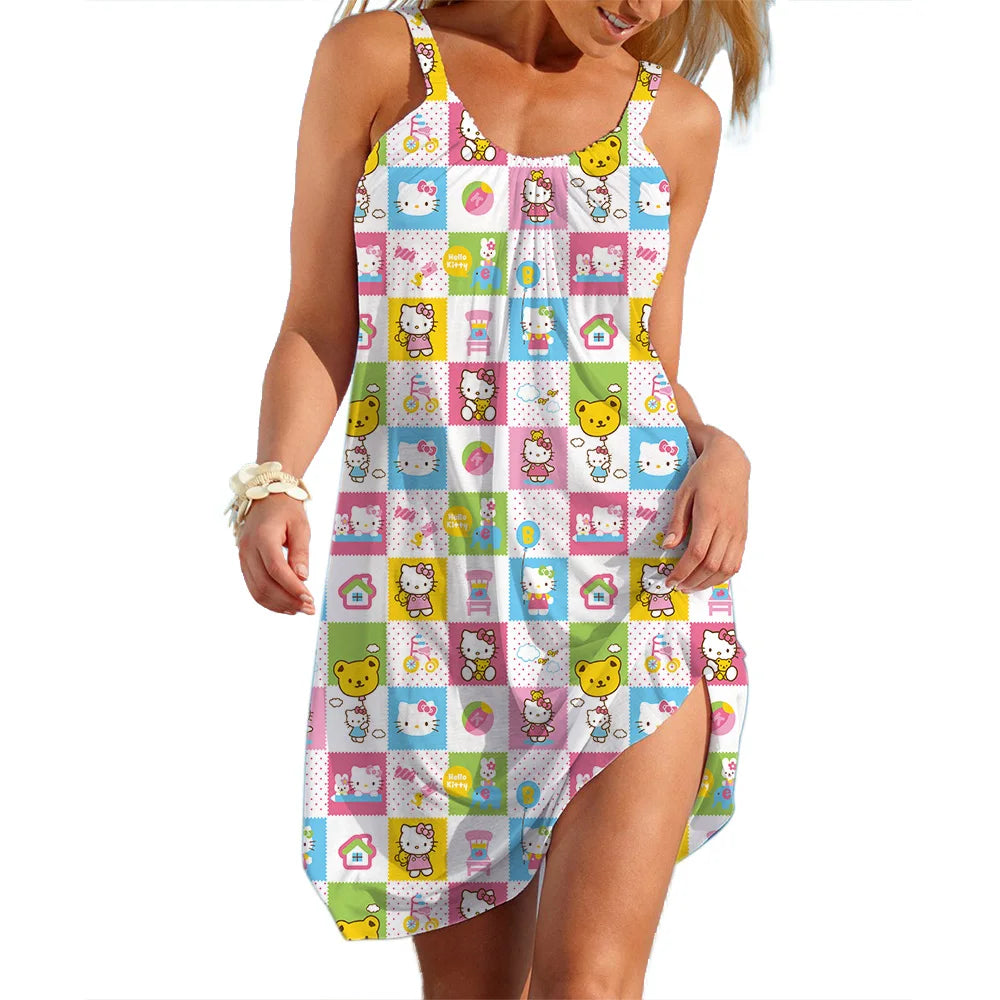 Pijama DreamKitty Summer - Conforto e Estilo Juvenil