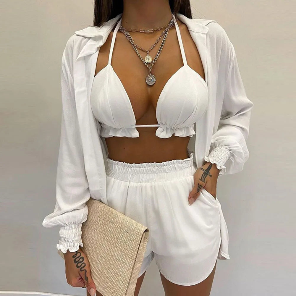 Conjunto Boho Elegance Summer 2024: Estilo e Conforto em 3 Peças