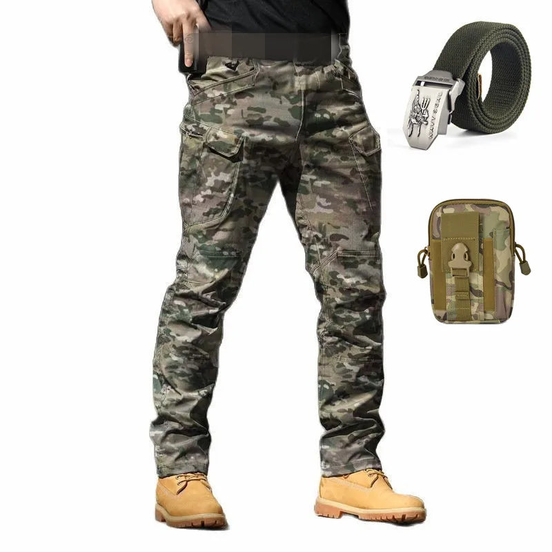 Calça Tática Militar Impermeável - Delta Force + CintoKit Tático de Elite e Bolsa Premium