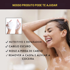 Shampoo de Tintura de Cabelo de Ervas Naturais Para Cabelos Grisalhos