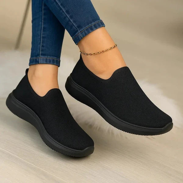 Tênis Feminino Slip On Casual Sem Cadarço Calce Fácil