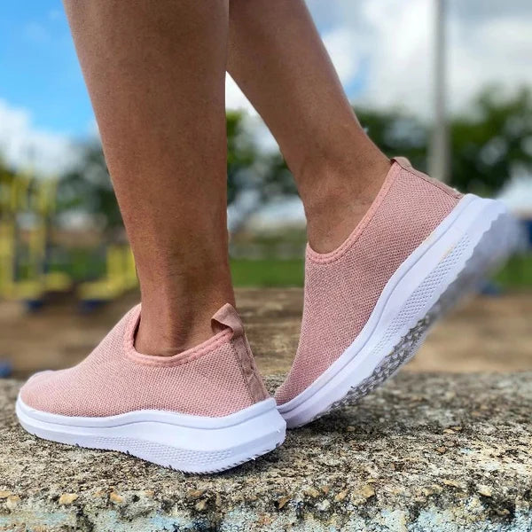 Tênis Feminino Slip On Casual Sem Cadarço Calce Fácil