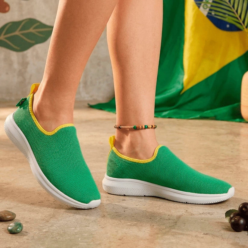 Tênis Meia Feminino Slip On Confortável e Flexível - Compre 1 e Leve 2