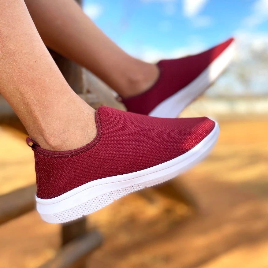 Tênis Meia Feminino Slip On Confortável e Flexível - Compre 1 e Leve 2
