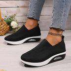 Tênis Feminino Antiderrapante com Amortecimento e Malha Respirável