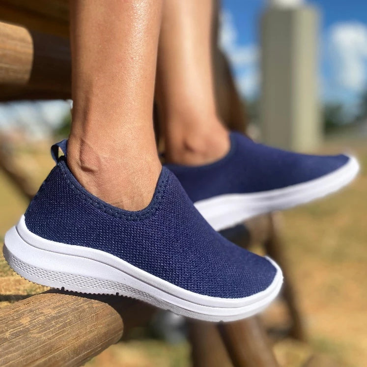 Tênis Meia Feminino Slip On Confortável e Flexível - Compre 1 e Leve 2