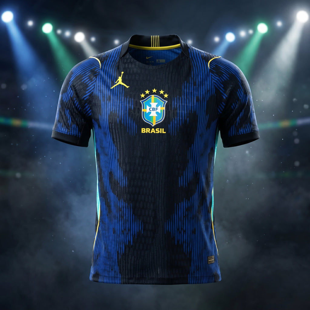 Camisa Brasil 2026 Azul Torcedor Premium – Tecido Leve e Confortável