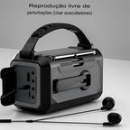 Rádio Portátil Sonyval Pro X2 de Emergência am/fm/NOAA - O Mais Completo Kit de Sobrevivência