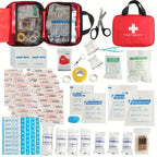 Kit de Primeiros Socorros 184 Peças - Bolsa Completa para Emergências