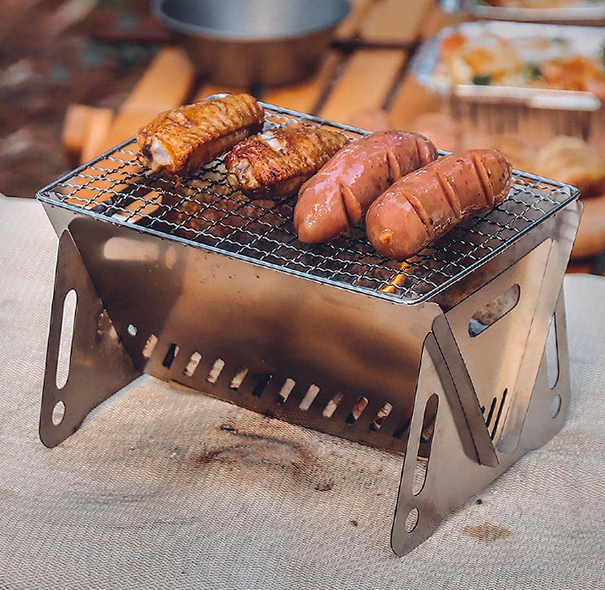 Churrasqueira Portátil InoxGrill - Aço Inoxidável
