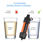 Filtro de Água Portátil 5000L - Água Potável em Qualquer Emergência!
