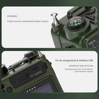 Rádio Portátil de Emergência Nexus R11 Ultra Link: O Primeiro Rádio Inteligente com Bluetooth e 6 Fontes de Energia