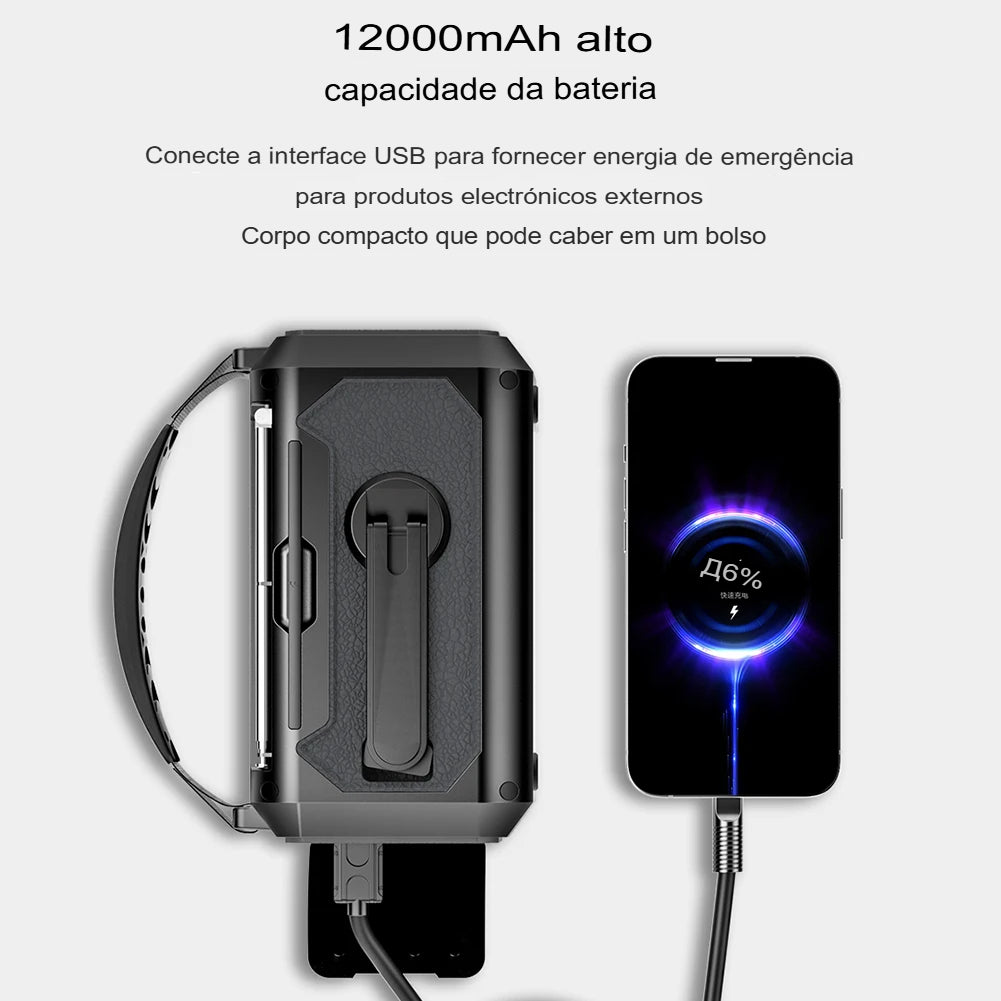 Rádio Portátil Sonyval Pro X2 de Emergência am/fm/NOAA - O Mais Completo Kit de Sobrevivência