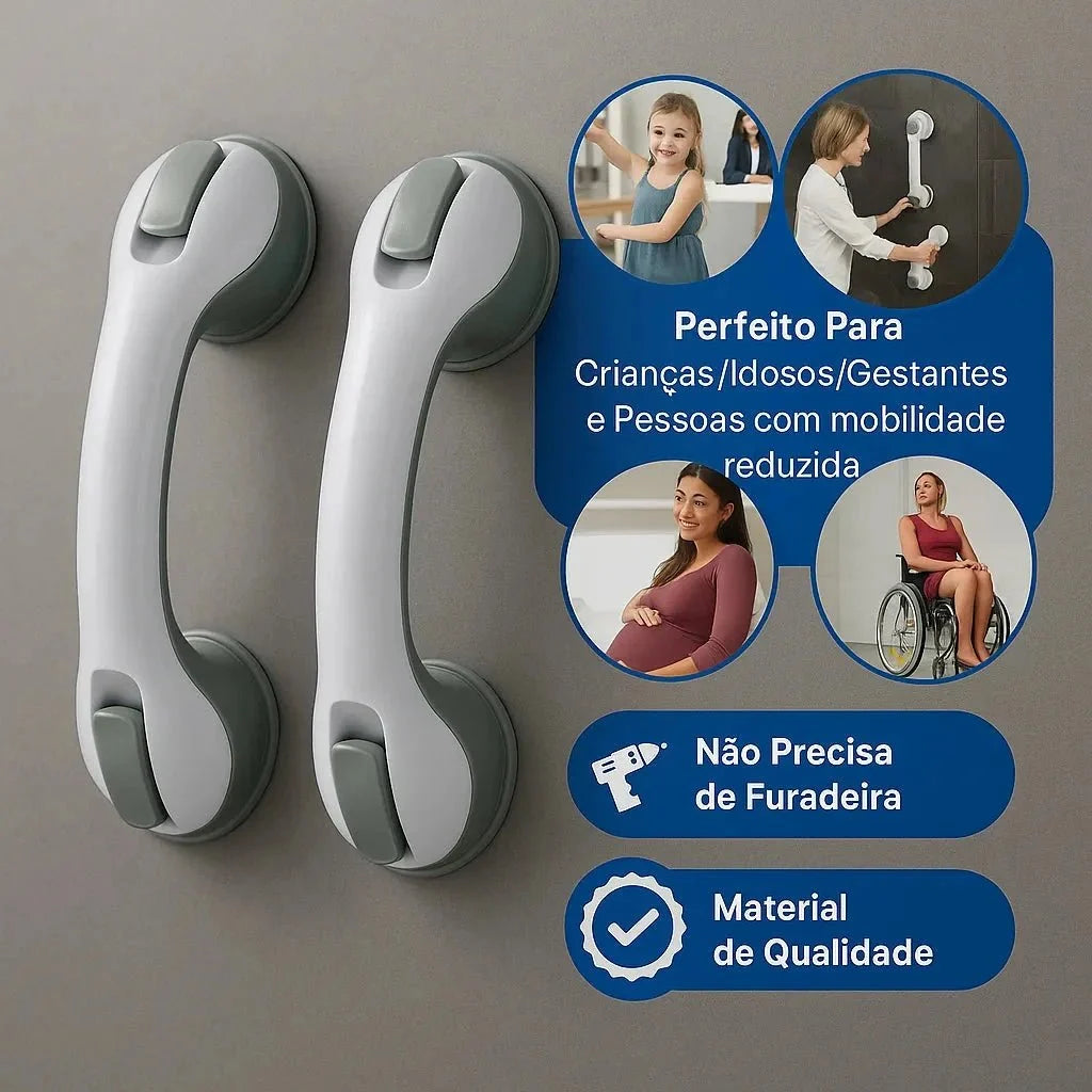 Barra de Apoio Portátil para Banheiro - SafeGrip