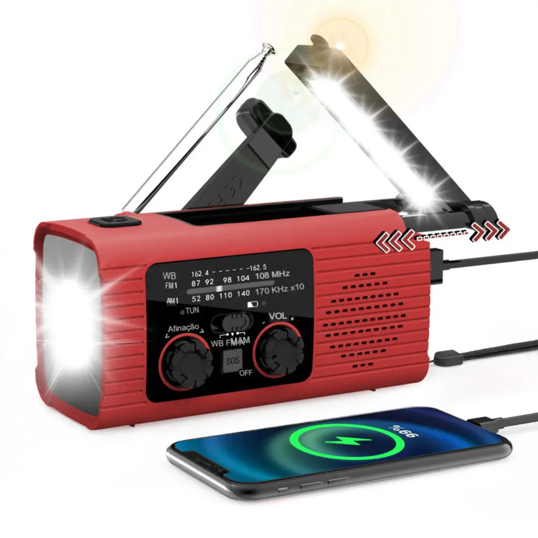 POWERLINK SURVIVAL" – O Rádio Portátil Que Mantém Você Conectado em Qualquer Crise!