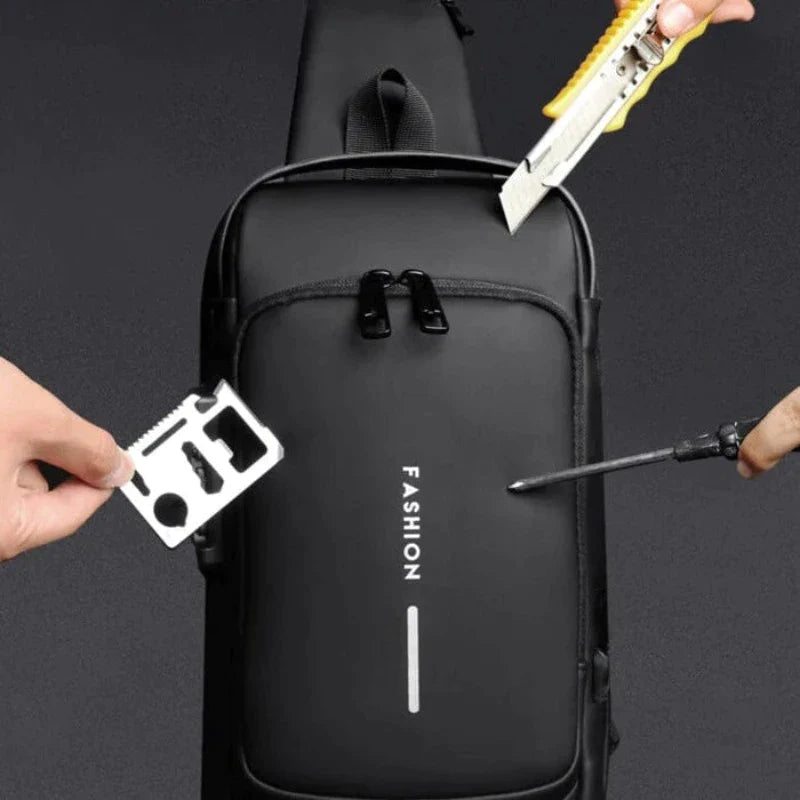 Mochila Maximus Ultra Resistente com Senha USB