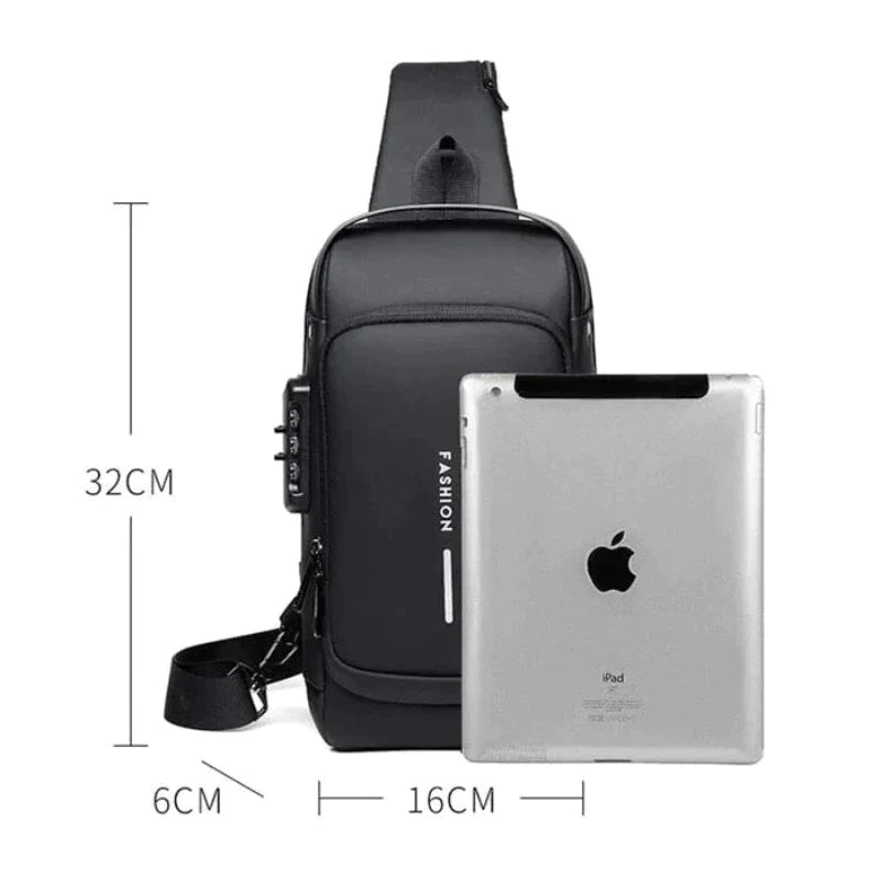 Mochila Maximus Ultra Resistente com Senha USB