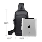 Mochila Maximus Ultra Resistente com Senha USB