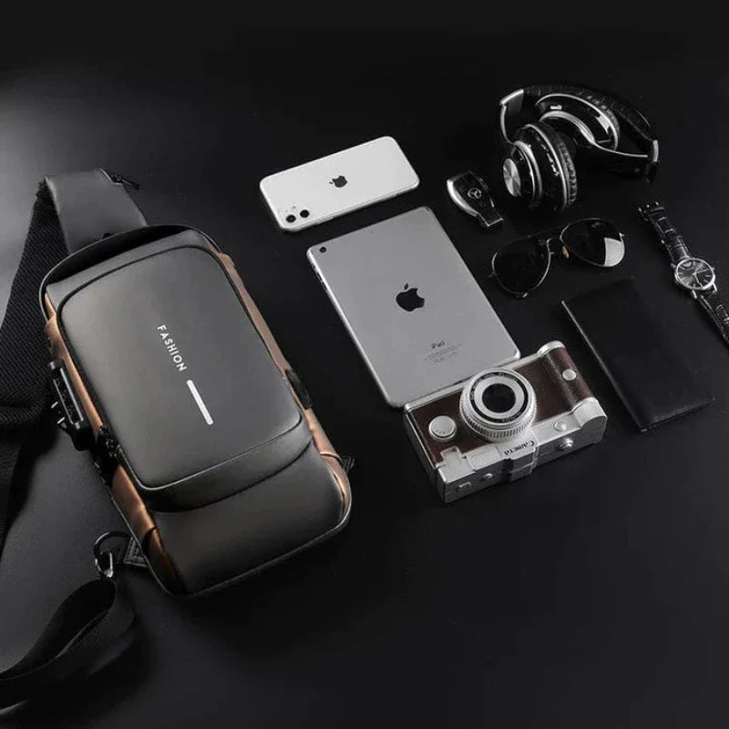 Mochila Maximus Ultra Resistente com Senha USB