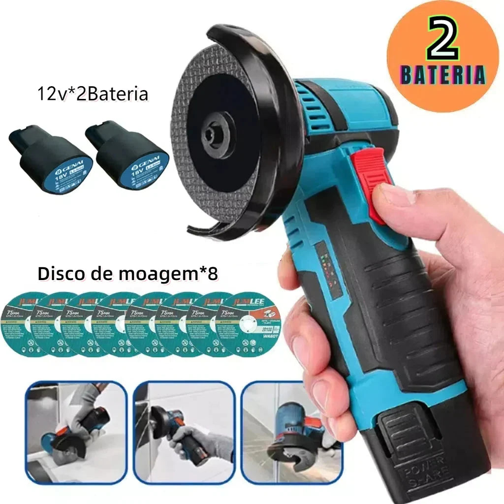 Esmerilhadeira Portátil Recarregável Titanium