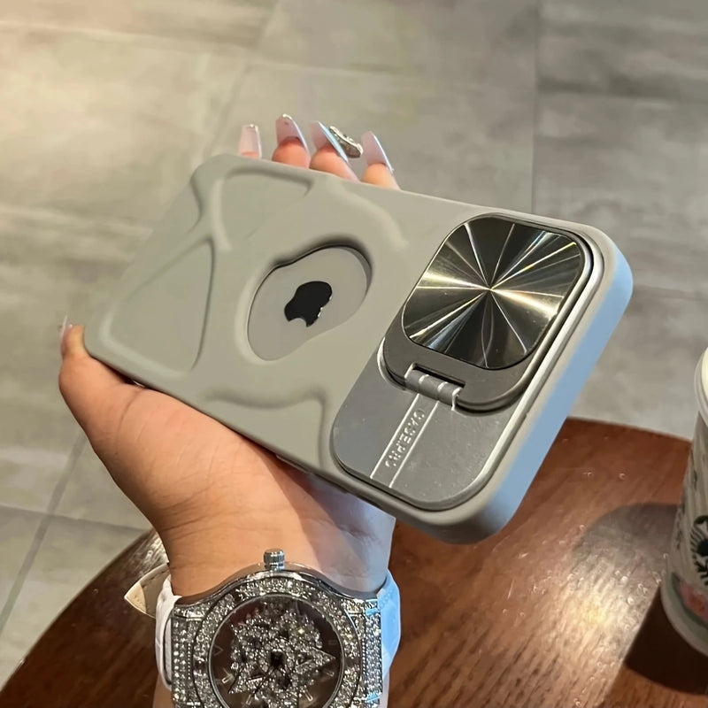 Capa Protetora LensGuard Pro com Suporte para Lente – A Revolução em Proteção e Estilo para Seu iPhone!
