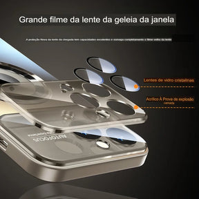 Capa Titanium Elite – Proteção Premium e Estilo para iPhone 16/15/14/13/12/11 Pro Max Plus!