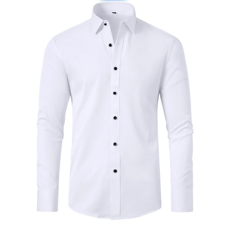 Camisa Flexível Ultra Comfort Tecido Seda Gelo - Não amarrota