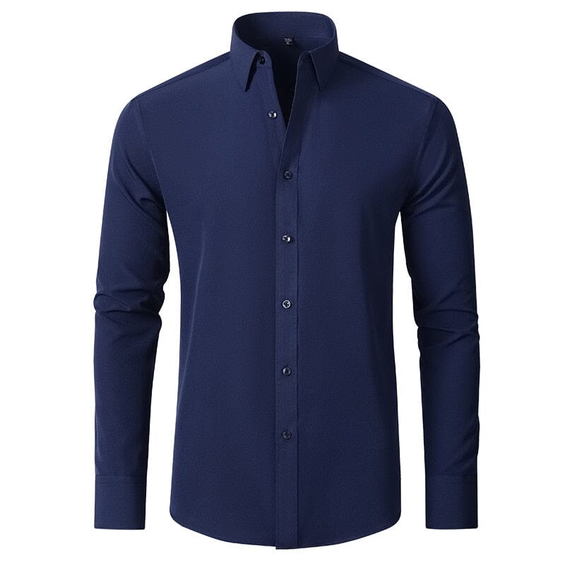 Camisa Flexível Ultra Comfort Tecido Seda Gelo - Não amarrota