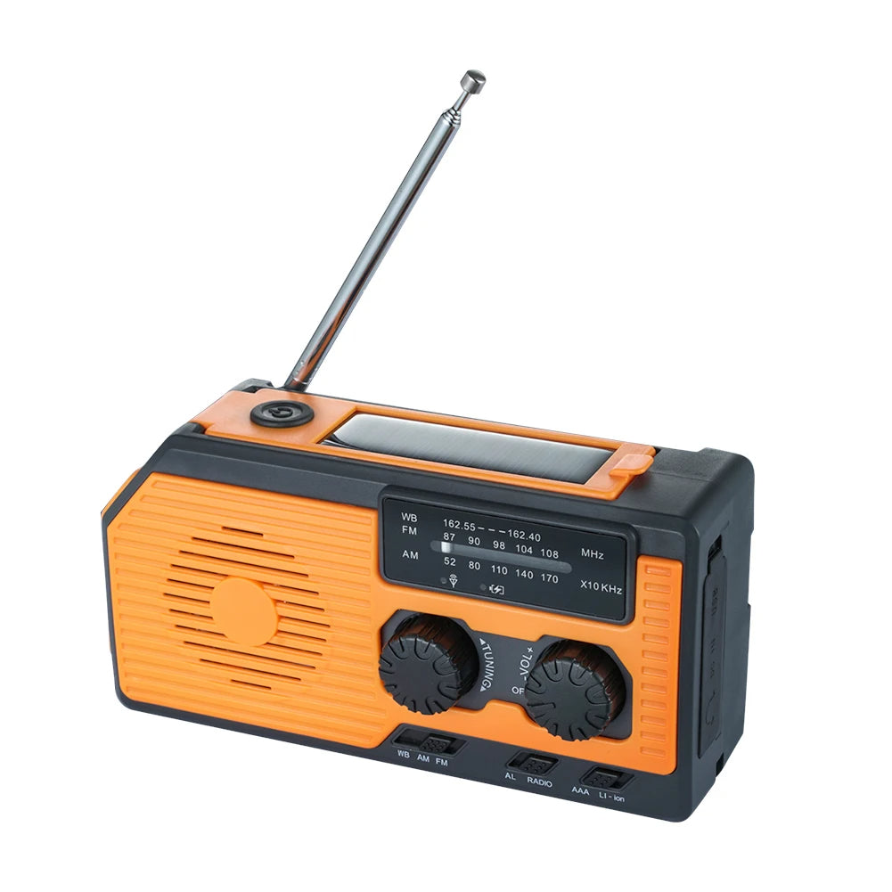 Rádio Portátil amfm de Emergência AlertMax Pro - Sua Segurança em Qualquer Situação de Crise