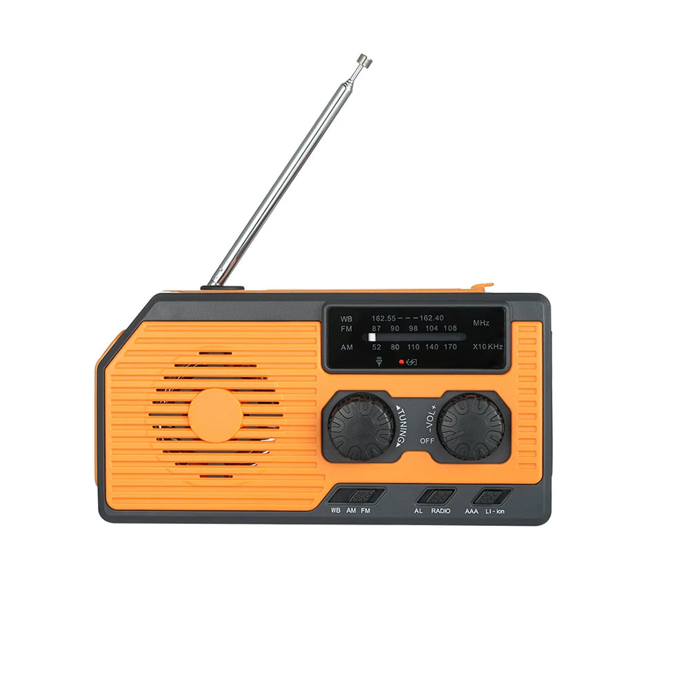 Rádio Portátil amfm de Emergência AlertMax Pro - Sua Segurança em Qualquer Situação de Crise