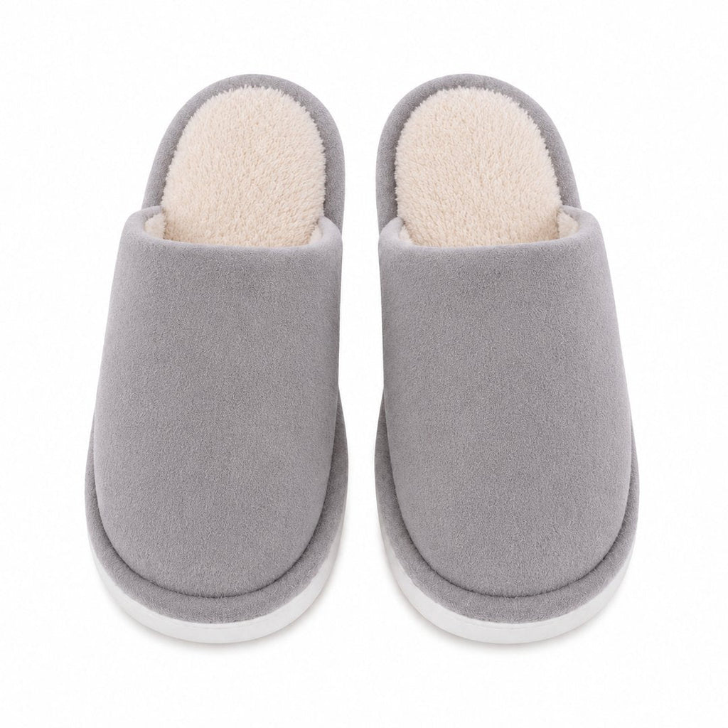 Chinelos de Pelúcia Casa Unissex - Antiderrapantes, Quentes e Macios para Quarto no Inverno (Compre 1 Leve 2 Pares)
