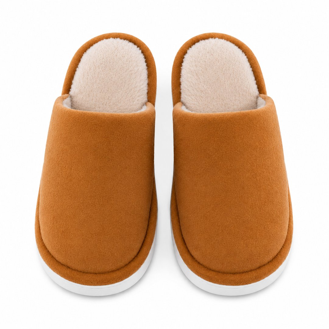 Chinelos de Pelúcia Casa Unissex - Antiderrapantes, Quentes e Macios para Quarto no Inverno (Compre 1 Leve 2 Pares)