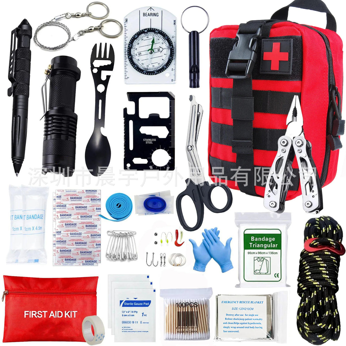 Kit de Sobrevivência Tático IFAK - O Mais Completo para Emergências Extremas