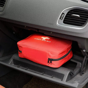 Kit de Primeiros Socorros 184 Peças - Bolsa Completa para Emergências