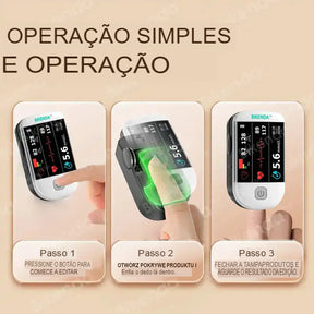 Bikenda™ VitaPulse Medidor Multifuncional Inteligente – Monitore o Oxigênio no Sangue e Frequência Cardíaca em Tempo Real, Precisão de 99,9%!