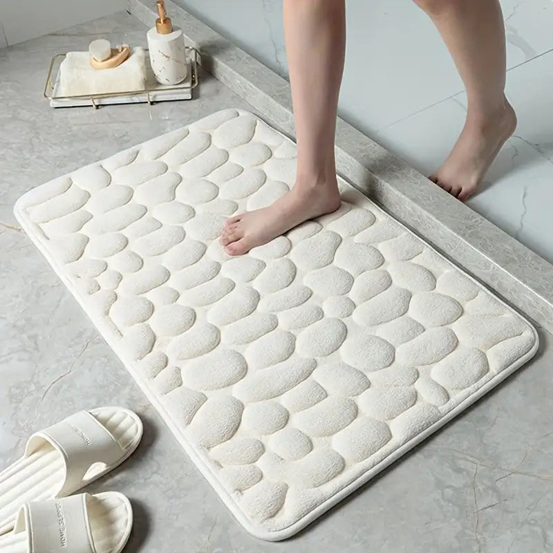 Tapete Antiderrapante para Banheiro – Conforto, Segurança e Sofisticação em um Único Toque!