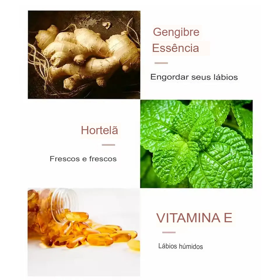 HydraKiss™ Kit Volumizador Labial – Lábios Carnudos, Hidratados e Irresistíveis em 3 Minutos