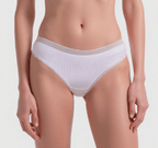 Kit 05 à 20 Calcinhas de Algodão Canelado com Renda fio conforto - Liana