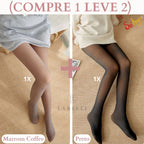Meia Calça Forrada Translúcida com Aquecimento - Compre 1 Leve 2