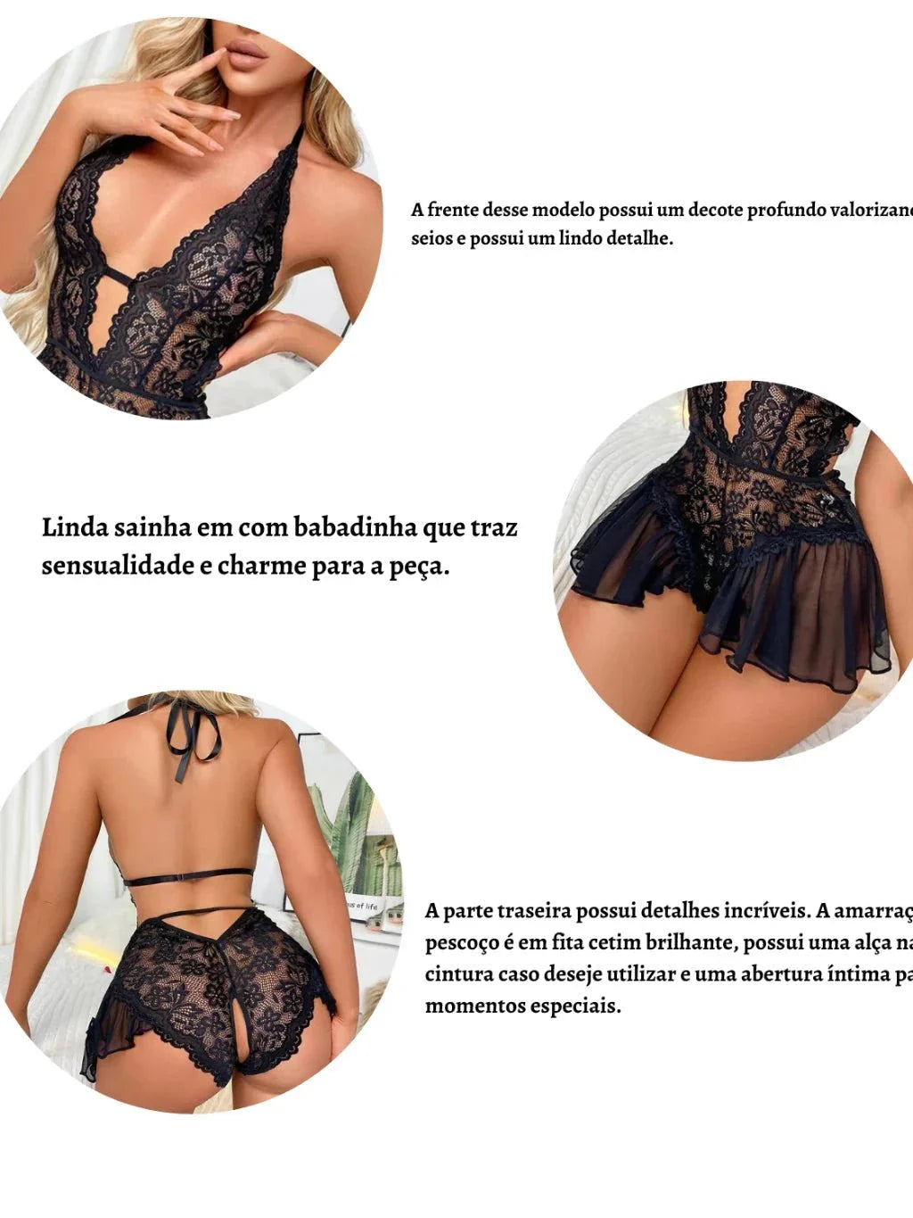 Lingerie Sexy com Luxo e Conforto - Pecado Secreto