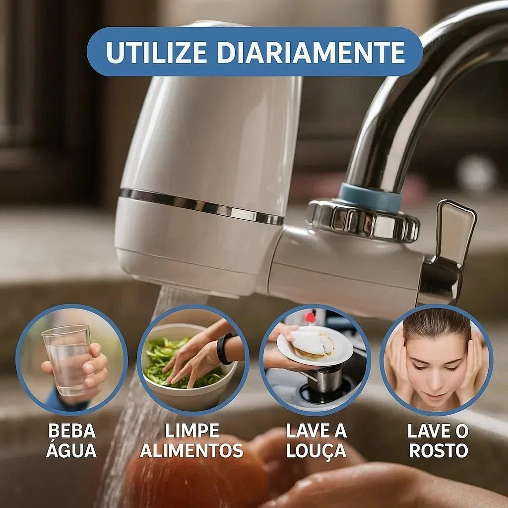 Purificador Filtro de Água para Torneira - AquaShield