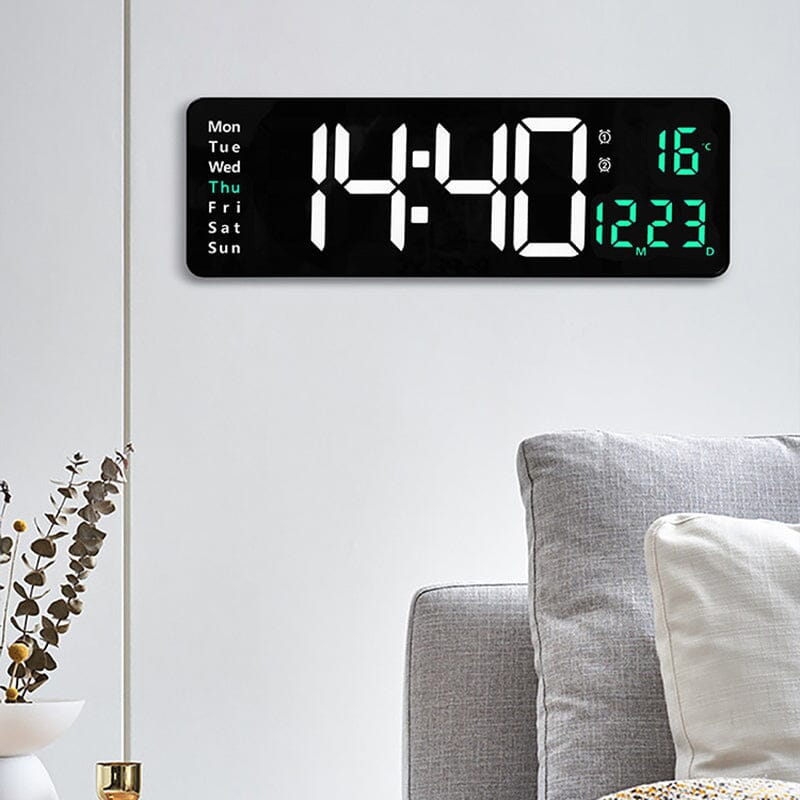 Relogio Digital de Parede Com controle e Led